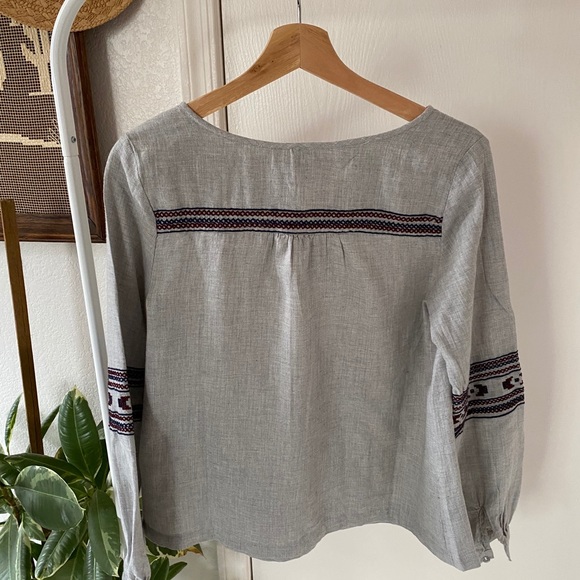 Roxy • Boho Embroidered Blouse - Picture 3 of 10